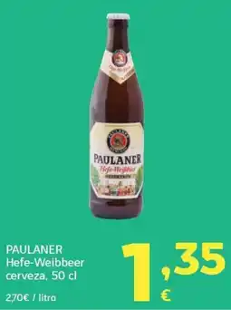 HiperDino Paulaner hefe-weibbeer cerveza oferta