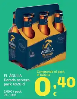 HiperDino El Águila Dorada cerveza oferta