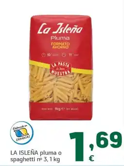 HiperDino La Isleña pluma oferta