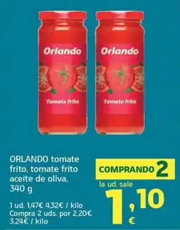 HiperDino Orlando tomate frito oferta