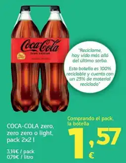 HiperDino Coca-Cola zero oferta