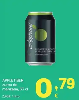 HiperDino Appletiser zumo de manzana oferta