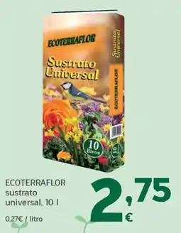 HiperDino Ecoterraflor sustrato universal oferta