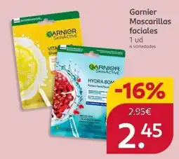 Rossmann Garnier Mascarillas faciales oferta