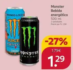 Rossmann Monster bebida energética oferta