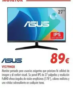 Zbitt asus monitor vy279hgr oferta