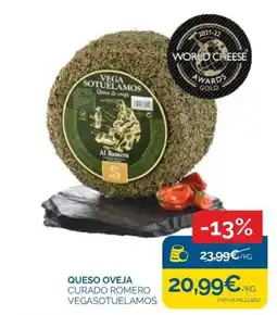 Supermercados La Despensa Vegasotuelamos queso oveja curado romero oferta