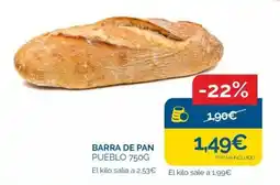 Supermercados La Despensa Pueblo barra de pan oferta