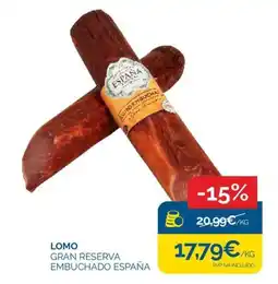 Supermercados La Despensa Lomo gran reserva embuchado españa oferta