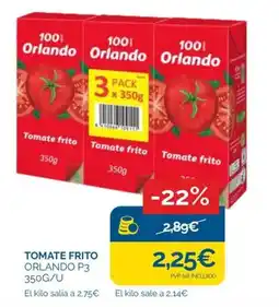 Supermercados La Despensa Orlando tomate frito oferta
