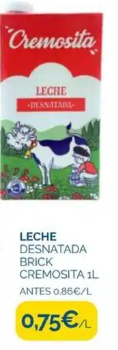 Supermercados La Despensa Cremosita leche desnatada brick oferta