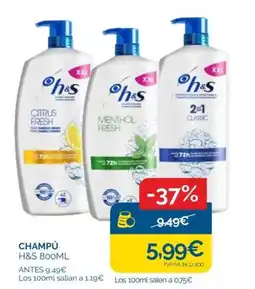 Supermercados La Despensa H&S champú oferta