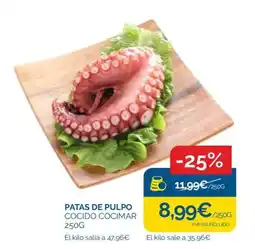 Supermercados La Despensa Patas de pulpo cocido cocimar oferta