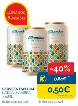 Supermercados La Despensa Alhambra cerveza especial oferta
