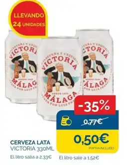 Supermercados La Despensa Cerveza lata victoria 330ml oferta