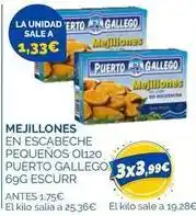Supermercados La Despensa Puerto gallego - mejillones en escabeche pequenos oferta