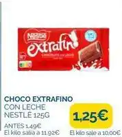 Supermercados La Despensa Nestlé - choco extrafino con leche oferta