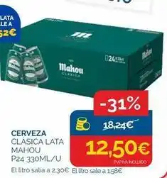 Supermercados La Despensa Mahou - cerveza oferta