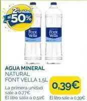 Supermercados La Despensa Font vella - agua mineral natural oferta