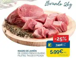 Supermercados La Despensa Duroc - magro de jamon oferta