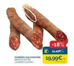 Supermercados La Despensa Lisardo castro - chorizo/salchichon oferta