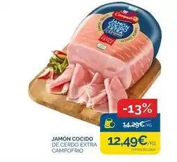 Supermercados La Despensa Campofrío - jamon cocido de cerdo extra oferta