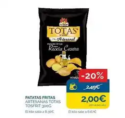 Supermercados La Despensa Tosfrit - patatas fritas artesanas totas oferta
