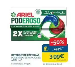 Supermercados La Despensa Ariel - detergente capsulas poderoso sensaciones oferta