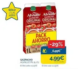 Supermercados La Despensa Alvalle - gazpacho oferta