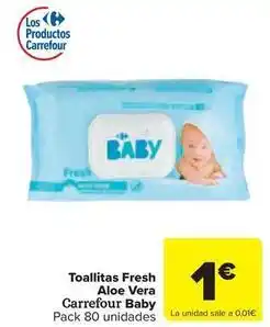 Carrefour Express Carrefour baby bio - toallitas fresh aloe vera oferta
