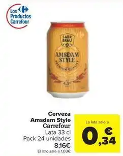 Carrefour Express Carrefour - cerveza style oferta