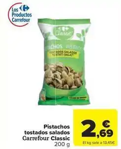Carrefour Express Carrefour - pistachos tostados salados classic oferta