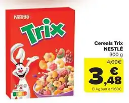 Carrefour Express Nestlé - cereals trix oferta
