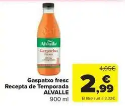 Carrefour Express Alvalle - gaspatxo fresc recepta de temporada oferta