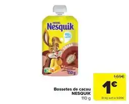 Carrefour Express Nesquik - bossetes de cacau oferta