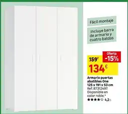 Leroy Merlin One - armario puertas abatibles 12s oferta