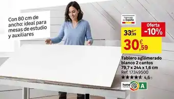 Ideal - fabero aglomerado blanco 2 caños