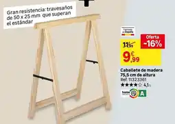 Leroy Merlin Home - caballete de madera 75,5 cm de altura oferta