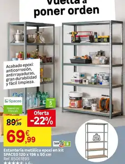 Leroy Merlin Axton - estantería metálica epox en kit oferta