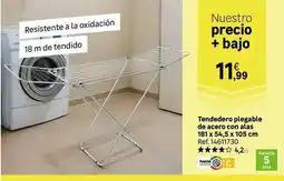 Leroy Merlin Home - tendedero plegable de acero con alas oferta