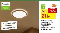 Leroy Merlin Plafon led lano 1,700 mm 29 cm oferta