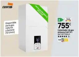 Leroy Merlin Cointra - calentador de gas estanco ceti 12 l oferta