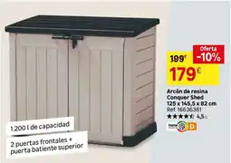 Leroy Merlin Home - arcón de resina conquer shed oferta