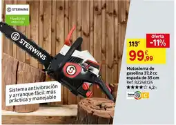 Leroy Merlin Sterwins - motosierra de gasolina 37.2 cc espada 35 cm oferta