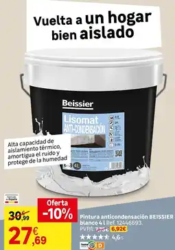 Leroy Merlin Beissier - pintura anticondensación blanco 4 l oferta