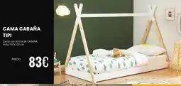Atrapamuebles Cama cabaña tipi oferta