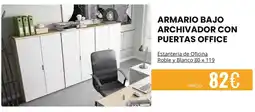 Atrapamuebles Armario bajo archivador con puertas office oferta