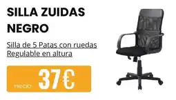 Atrapamuebles Silla Zuidas Negro oferta