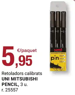 BonpreuEsclat uni mitsubishi pencil oferta