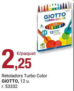 BonpreuEsclat Giotto retoladors turbo color oferta